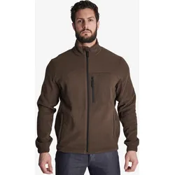 Fleecejacke 500 braun ebenholzbraun|- S