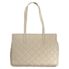 Valentino Ocarina Shopper Synthetik Beige/Weiß