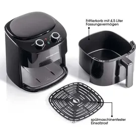 GOURMETmaxx Heißluftfritteuse 4,5L schwarz