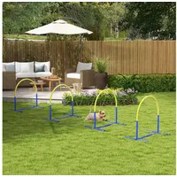 PawHut Agility Set 4-teilig Blau