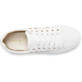 LASCANA Sneaker LASCANA, Damen, Gr. 42, weiß, Obermaterial: 100% Lederimitat. Decksohle: 100% Lederimitat. Futter: 100% Lederimitat. Laufsohle: 100% Synthetik, unifarben, Basic, Schuhe Sneaker, mit kleinen Cut-Outs, Schnürhalbschuhe, Freizeitschuhe VEGAN