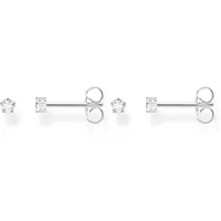 Thomas Sabo Ohrstecker weißer Stein klein Silber 925 H2147-051-14 2,8mm