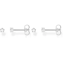 Thomas Sabo Ohrstecker weißer Stein klein Silber 925 H2147-051-14 2,8mm