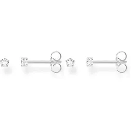Thomas Sabo Ohrstecker weißer Stein klein Silber 925 H2147-051-14 2,8mm