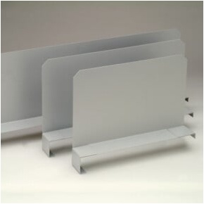 Regalwerk Standard Fachteiler, verzinkt, für Paneele, TxH 300x200 mm