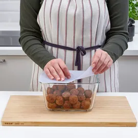 IKEA Vorratsbehälter rechteckig transparent 1,0 l