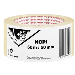 NOPI Kreppband beige 50,0 mm x 50,0 m 1 Rolle