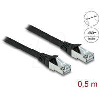 DeLock 80133 RJ45 Netzwerkkabel, Patchkabel CAT 6a S/FTP PUR