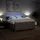 vidaXL Boxspringbett mit Matratze Taupe 180x200 cm Stoff