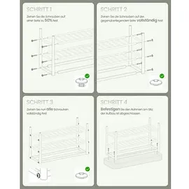 VASAGLE Sitzbank LSB054C01 waldgrün Kunstleder 80,0 cm