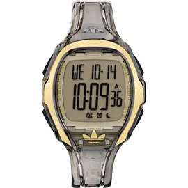 adidas Uni Uhr DIGITAL Athletics One Kunststoff grau transparent AOFH25004