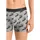 Puma Logo All-Over-Print Boxershorts dark grey melange/black M 2er Pack