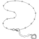 SilberDream Fußkette Silber 925 Sterling Silber ca. 26cm Herz | Gr.: onesize