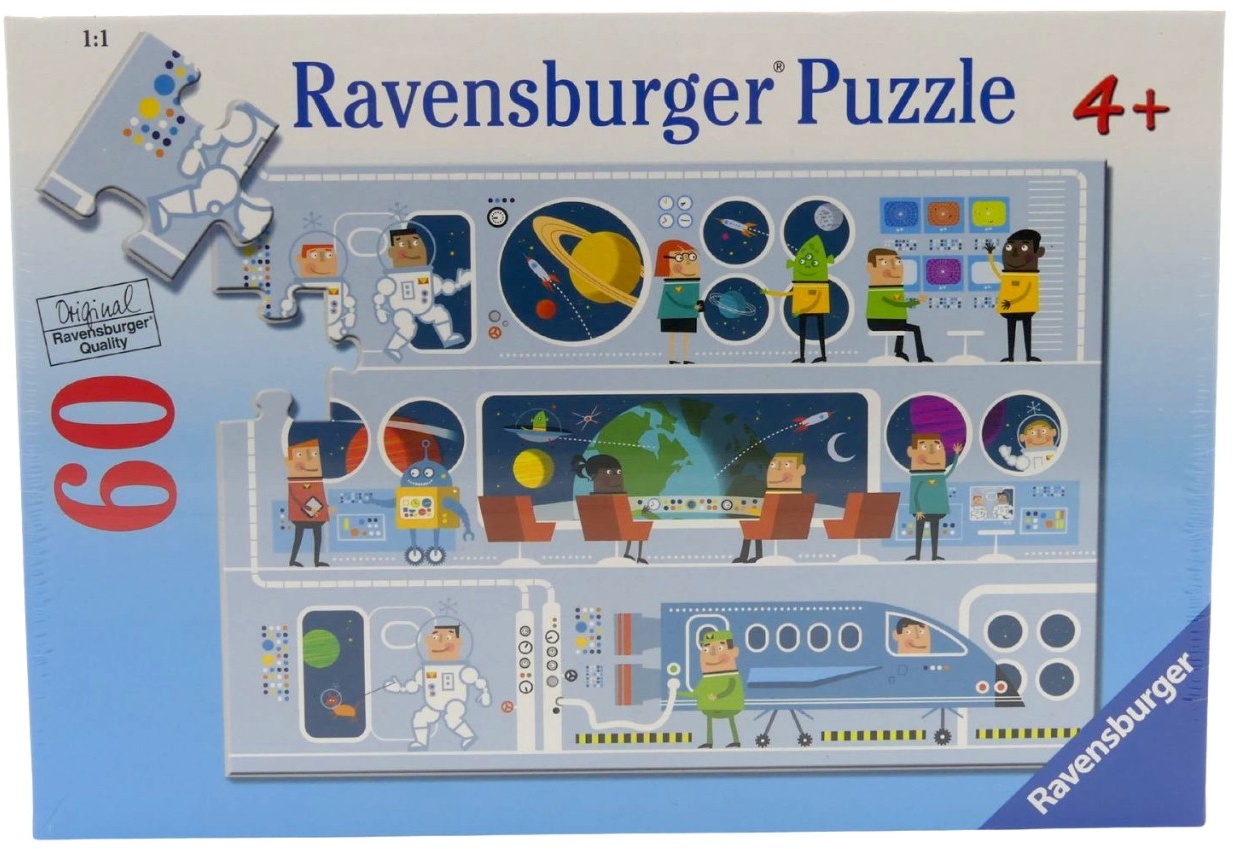 Ravensburger Puzzle Raumstation 60 Teile Kinder ca. 36 x 26 cm 096039 NEU OVP