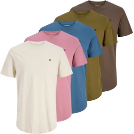 JACK & JONES Jprblabrody TEE SS CREW NECK 5PK Mp Noos