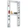 VCM Wandregal Überbau WC Bad Regal Tinoli XL 98 x 18 x 200 cm Weiß