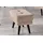 Home Affaire Hocker Hemmink Mikrofaser 58 x 47 x 44 cm Beige