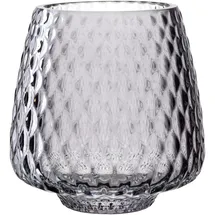 LEONARDO Teelichthalter GIULIA Glas Grau