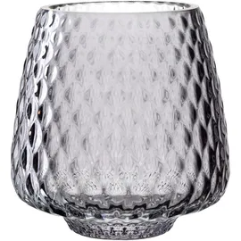 LEONARDO Teelichthalter GIULIA Glas Grau