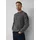 s.Oliver Strickpullover aus 100% Wolle mit Zopfmuster und Ärmel-Patch - grau - XXL