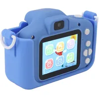 CCYLEZ Digitalkamera, Dinosaurier-Design, 2,0-Zoll-Display, über USB Wiederaufladbar, Multifunktionale Kinderkamera, Tragbar, Für Kinder, Blau