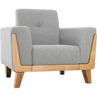 miliboo Sessel FJORD Polyester 0 x 0 x 0 cm Silber