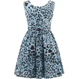 happy girls Sommerkleid HAPPY GIRLS, Mädchen, Gr. 164, N-Gr, light blau, Web, Obermaterial: 100% Baumwolle. Futter: 100% Baumwolle, bedruckt, Basic kniebedeckend, Rundhals, Kleider Sommerkleid, mit modischem Cut-Out im Rücken