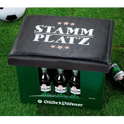 Sitzpolster "Stammplatz" schwarz