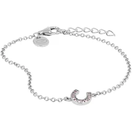 Tom Tailor Hufeisen Armband lila/rosa/silber 2100593 Größe 14+2 cm
