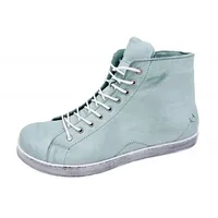Andrea Conti Schnür-Boots 0341500 High-Top Sneaker Schnürstiefelette, Größe:40 EU, Farbe:Grün - 40 EU