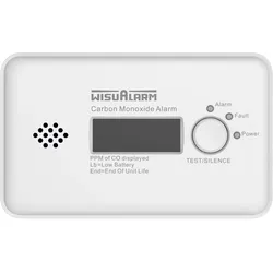 Wisualarm HY-GC20B, Kohlenstoffmonoxid, Elektrochemischer Detektor, Kabellos, 85