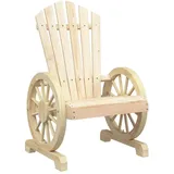 vidaXL Adirondack-Gartenstuhl 56,9 x 78,2 x 99 cm braun