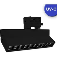 ISOLED 3-PH Schienen-Strahler UV-C 270nm, 10W, 50°, schwarz matt