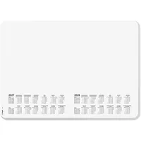 SIGEL H7501 Papier-Schreibtischunterlage DIN A3, Kalender 2027 2028, dotted, 30 Blatt, mit abgerundeten Ecken, Schreibunterlage zum Abreißen aus nachhaltigem Papier