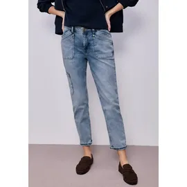 STREET ONE Cargo Jeans Bleached Washed 28 - 28W / 28L