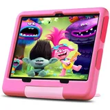 FIRMAST Kid Kinder Tablet 10 Zoll, Tablet für Kinder mit Android 13,10GB+128GB/1TB Tablet, GMS-Zertifiziert, Elterliche Kontrolle, vorinstallierte Lernsoftware und Spiele, Wi-Fi, Type-C (Rose)