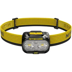 Nitecore LED Kopflampe UT27 - 800 Lumen - Modell 2024, Schwarz/Gelb