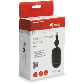 Equip Optische Reisemaus schwarz
