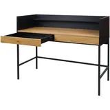 MCW Schreibtisch Schwarz, Braun