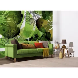 KOMAR Vliestapete 350 x 250 cm 350 g Grün