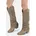 Bikerboots Herren Braun/Grau 41
