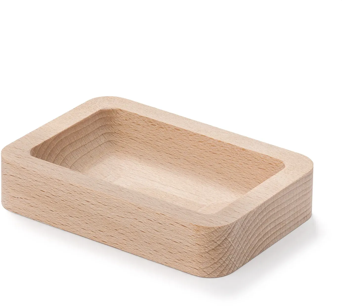 Metrie | Kvida-9010S Rechteckige Holzschale | 10×7 cm