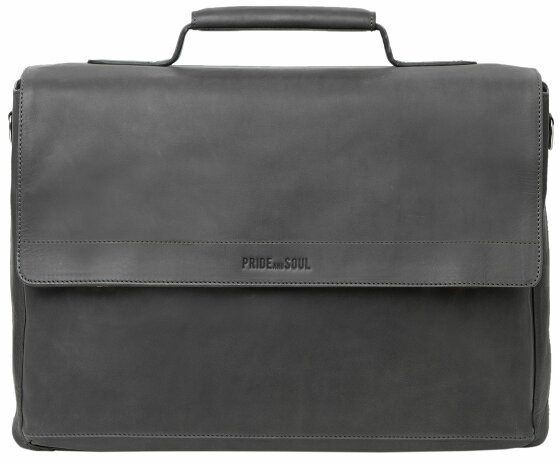 Pride and Soul Percent Aktentasche 39 cm Laptopfach grau