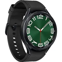 Samsung Galaxy Watch6 Classic Schwarz 47 mm LTE Hybrid Eco Leder Band Schwarz M/L