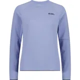 Mons Royale Quad Merino Fleece Hoodie Blau M
