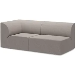 OUT Objekte unserer Tage - Weber 01 2.5-Sitzer Sofa, steingrau (Berlin 801 by OUT)