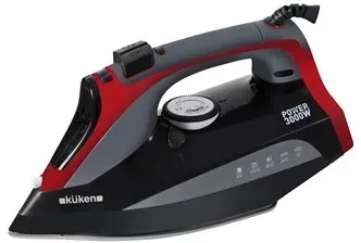KUKEN Dampfbügeleisen 3000W. Sohle aus Edelstahl.