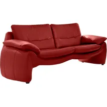 PLACES OF STYLE 2-Sitzer PLACES OF STYLE "Luna", rot, B:185cm H:80cm T:88cm, Sofas, in einzigartiger Optik