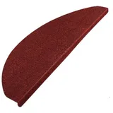 Karat Stufenmatte Leipzig Selbstklebend Rot Halbrund 21 x 65 cm
