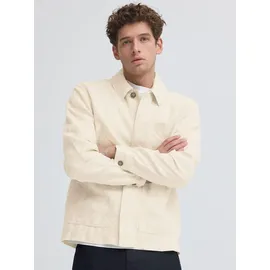 CASUAL FRIDAY Hemdjacke aus Leinen CFEvensen beige / taupe XXXL